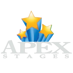 APEX STAGES LOGO WHITE